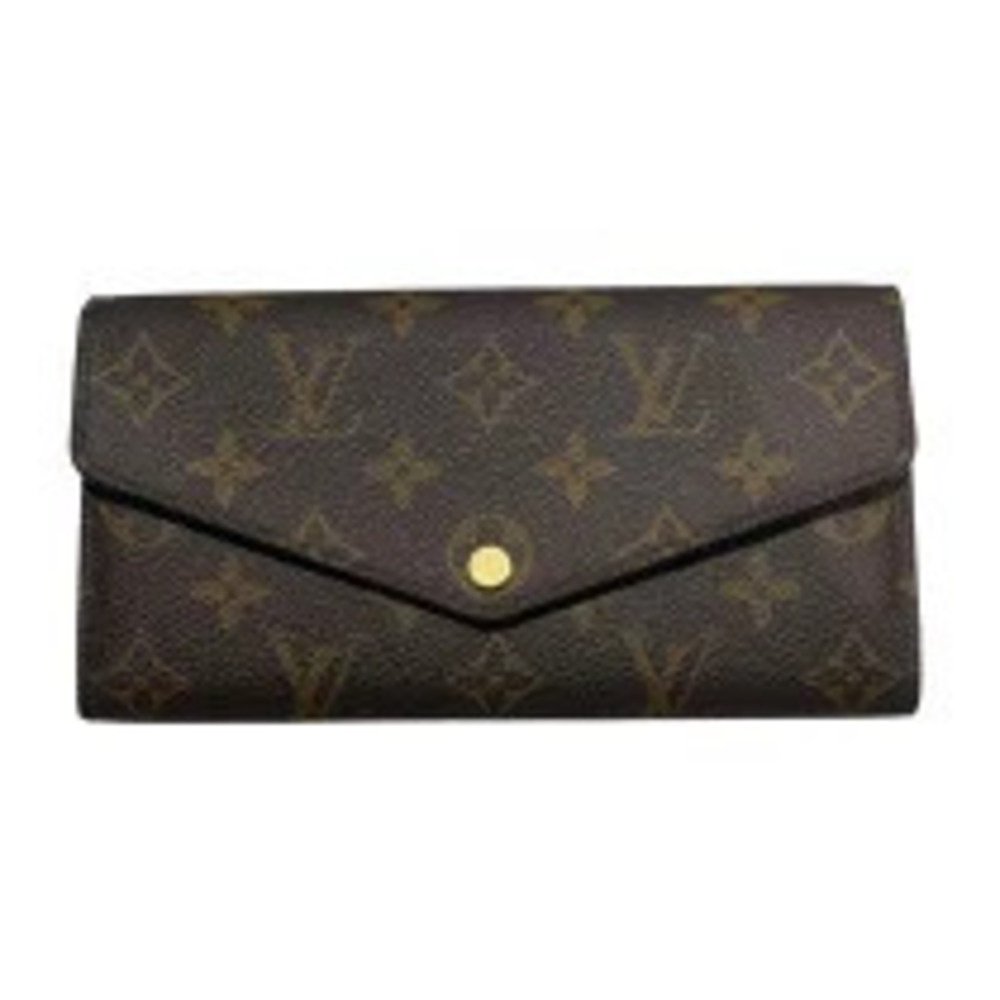 Louis Vuitton Portefeuille Sarah Brown Monogram Canvas Long Wallet